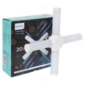 Philips 20W B22 6500K Radial T-Bulb LED BulbSpecification arrow Brand Philips ISIN EFW8YEDGAD Offer ID 1000533311 Brand Collection Name Strellar Bright T-Bulb Brand Model Number 929002489113 Size 245 x 245 x 80 mm Brand Colour Cool Day Light Colour Temperature 6500 K Colour Rendering Index(CRI) 80-90 Shape T- Bulb Lumens 2100 lm Efficacy 105 lm/w Socket Type B22 Product Life Hours 15000 Smart Home Enabled No BIS Certification Yes Package Contents 1 LED Bulb Pack Of 1 Warranty 1 year Country of Origin India Customer Care Address Toll Free: 1800-103-5977, Email Id: customercare.india.lighting@philips.com Manufactured By Signify Innovations India Limited, Mangalam Business Center Block B, 6th Floor, 22, Camac Street, Kolkata, WB - 700016 View more View more Packed By Signify Innovations India Limited, Mangalam Business Center Block B, 6th Floor, 22, Camac Street, Kolkata, WB - 700016 View more View more Product Description arrow Philips B22 Stellar Bright T is a 20 watt LED bulb. It delivers a brighter and wider light spread because of its T-shaped bulb. It is ideal to use at home. It has an illumination that creates a cosy and comfortable atmosphere at home. Key Features: Has a flexible swiveling head that can move both 90 degrees vertically and 35 degrees horizontally. It is easy to install, safe to use and lasts longer About Brand arrow Signify is the new company name of Philips Lighting. Signify is the world leader in lighting for professionals, consumers and lighting for the Internet of Things. The energy-efficient lighting products, systems and services enable its customers to enjoy a superior quality of light. With 2020 sales of EUR 6.5